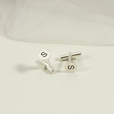 Initial Round Cufflinks Cvc08 1