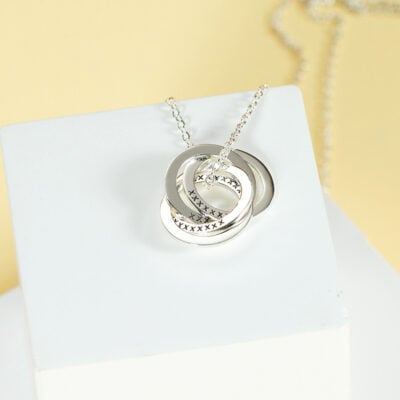 Linked Circle Necklace Cvn30 13