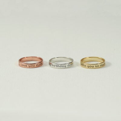 Message Band Ring Cvr17